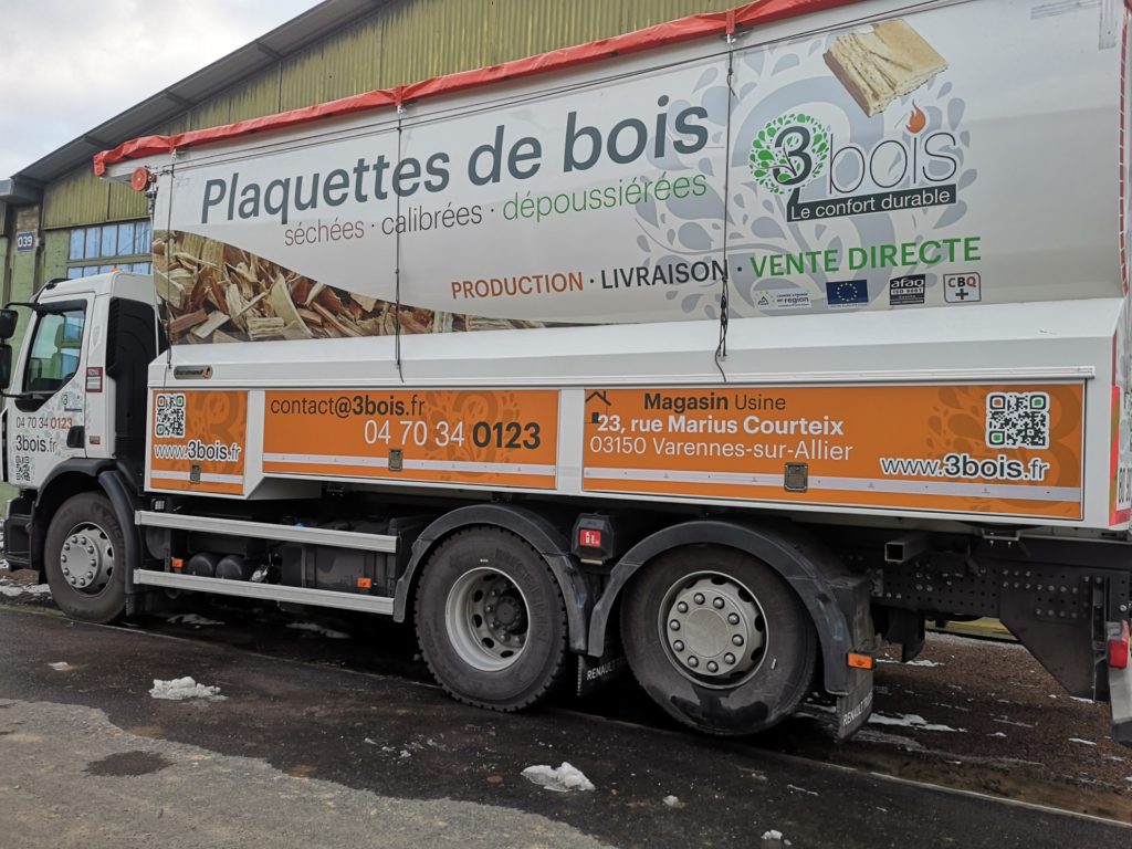 Camion plaquette 3bois