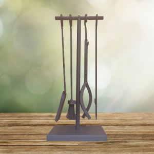 Serviteur de cheminée : 4 accessoires